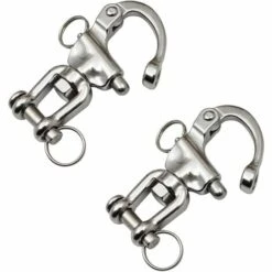 BARES Mousqueton Pivotant à Emerillon 2 Pièces Manille Inox Maillons Rapides En Acier Inoxydable 316 Mousqueton Inox Marine Crochet Attelage Crochet à Ressort Rapide Pour Drisse Voilier 70 Mm 10 BARES Mousqueton Pivotant à Emerillon 2 Pièces Manille Inox Maillons Rapides En Acier Inoxydable 316 Mousqueton Inox Marine Crochet Attelage Crochet à Ressort Rapide Pour Drisse Voilier 70 Mm -Equipement antichute Soldes 58784370 4