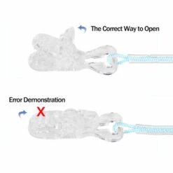 TANCYCO Corde à Suspendre Portable Anti Perte Pour Enfants Et Adultes Aide Auditive Corde Fixe Anti Chute Corde De Protection (Bleu Foncé) -Equipement antichute Soldes 59001149 4