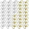 GALOZZOIT 40 Pièces Fermoir Pivotant Métal Crochets Mousquetons Fermoirs, Porte-Clés En Métal Avec Mousqueton En D, Porte-Clés Rotatif à 360° Crochet De Homard, Pour Lanière, Décoration D'Ornement De Bricolage 1 GALOZZOIT 40 Pièces Fermoir Pivotant Métal Crochets Mousquetons Fermoirs, Porte-Clés En Métal Avec Mousqueton En D, Porte-Clés Rotatif à 360° Crochet De Homard, Pour Lanière, Décoration D'Ornement De Bricolage -Equipement antichute Soldes 59192305 1