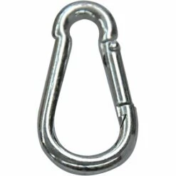 GALOZZOIT Lot De 15 Crochets Mousquetons De 4 X 40 Mm En Acier Galvanisé -Equipement antichute Soldes 59192313 2