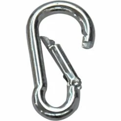 GALOZZOIT Lot De 15 Crochets Mousquetons De 4 X 40 Mm En Acier Galvanisé -Equipement antichute Soldes 59192313 3