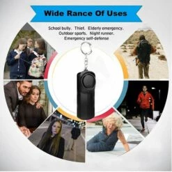 PERLE RARE Porte-clés D'alarme Personnelle - Sons Sécurisés - Alarme Personnelle - 130 DB - Protection De Sirène Puissante Avec Lumière LED - Protection Personnelle Pour Femmes, Filles, Enfants, Personnes âgées 11 PERLE RARE Porte-clés D'alarme Personnelle - Sons Sécurisés - Alarme Personnelle - 130 DB - Protection De Sirène Puissante Avec Lumière LED - Protection Personnelle Pour Femmes, Filles, Enfants, Personnes âgées -Equipement antichute Soldes 59325471 5
