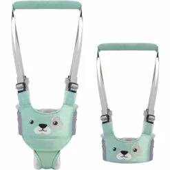 CATHERINE Harnais De Marche Pour Bébé, Harnais Bebe, Aide Marche Bébé, Trotteur Aide à La Marche Des Tout-petits, Bébé Harnais De Sécurité, Enfant Réglable Bretelles Aide à La Marche (vert) -Equipement antichute Soldes 59487865 3