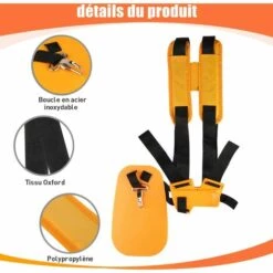 ZHUOXUAN Harnais Double épaule Pour Débroussailleuse (double épaule) -Equipement antichute Soldes 59617677 4