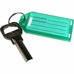 TRIOMPHE 50Pcs Porte Clef Etiquette, Porte Cle De Couleur, Porte Clés Etiquette En Plastique Avec Anneau Fendu Porte-Clés, Couleurs Assorties，T-Audace -Equipement antichute Soldes 59691667 4