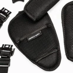 FR-LIFE Ceinture De Sécurité Bébé Harnais/Sangle Réglable 5 Points Harnais De Sécurité Ceinture Pour Chaise Haute Bébé Landau Et Poussette De Voiture Et Poussette Universal Harnais, Noir, BR-Vie -Equipement antichute Soldes 59963066 5