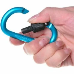 AOUGO Lot De 10 Mousquetons De Verrouillage En Alliage D'aluminium Coloré De Qualité Supérieure Pour L'extérieur, Le Camping, La Randonnée, Les Voyages, La Pêche, La Randonnée. -Equipement antichute Soldes 59991917 3