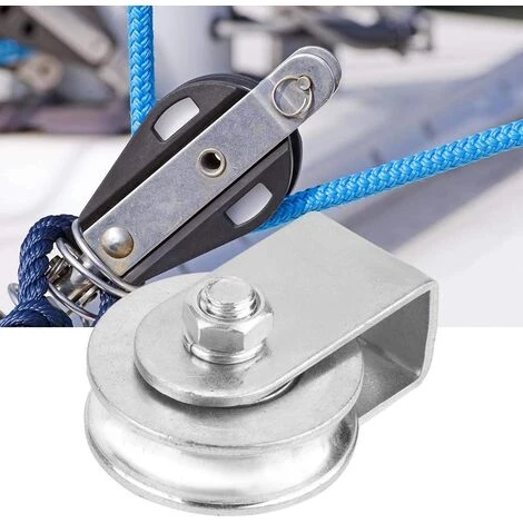 QERSTA Accessoire De Levage,Poulie Rotative à Poulie Simple De 0,3 Tonne De Charge (Half-pack Acyclic Bearing) 5 QERSTA Accessoire De Levage,Poulie Rotative à Poulie Simple De 0,3 Tonne De Charge (Half-pack Acyclic Bearing) – Image 3