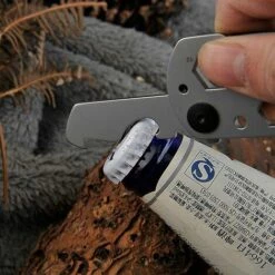 Ensoleillé Mousqueton D’escalade Multifonction Edc Keychain Gear Outdoor Tools Camping Randonnée Clé En Acier Inoxydable Ouvre-bouteille -Equipement antichute Soldes 60063271 3