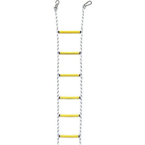 BENOBBY KIDS 5 M Avec Mousquetons, Charge Maximale 450 Kg - Échelles D'incendie D'urgence Pour Fenêtre, Sortie De Balcon (2 4 BENOBBY KIDS 5 M Avec Mousquetons, Charge Maximale 450 Kg - Échelles D'incendie D'urgence Pour Fenêtre, Sortie De Balcon (2 – Image 2