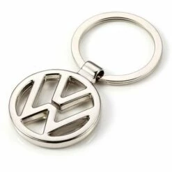 PERLE RARE VW Volkswagen Keyring – KR16-05/VW – Porte-clés Logo VW -Brillant – Chrome Argent