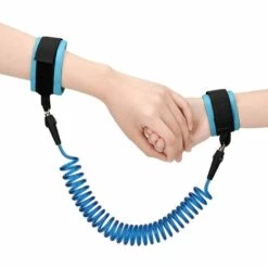 PERLE RARE 2.5M Anti-perdu Poignet Pour Enfant, Laisse Enfant Poignet De 360 ° Rotation, Bracelet Anti-perte Harnais Enfant Confortable Pour Bébé, Bleu