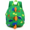 ILOVEMILAN Dinosaure Mignon Imprime Mini Sac à Dos Pour Tout-petits Enfants Bébé Bookbag Préscolaire Sac à Dos Avec Laisse Harnais De Sécurité (vert) -Equipement antichute Soldes 60281465 1