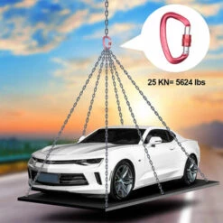 ABCRITAL Lot De 3 Mousquetons D'Escalade Robustes, Clips De Mousquetons D'Escalade À Verrouillage Automatique 25Kn Pour Hamacs, Balançoire, Laisse Et Harnais De Chien Verrouillables, Camping, Randonnée Et Utilitaire Rouge -Equipement antichute Soldes 60367100 3