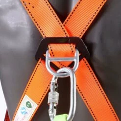 ZOLGINAH Nylon Double Ceinture Anti-Chute, Ceinture De Sécurité D’Escalade, Travail Haute Altitude Protection Contre Les Chutes Ceinture De Sécurité Complète Du Corps Ceinture De Sécurité Réglable Ceinture -Equipement antichute Soldes 60433635 3