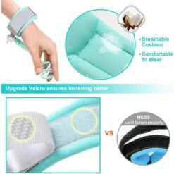 HEGUYEY Anti Perdu Poignet Ceinture Pour Bébé Rênes De Sécurité Laisse Bracelet Poignet Lien Laisse Harnais De Sécurité Pour Enfant Souple Voyage Shopping Exploration Helper -Equipement antichute Soldes 60439067 4
