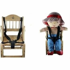 HEGUYEY Harnais De Sécurité 5 Points Universel Pour Bébé, Adaptable Sur Chaise Haute, Poussette, Landau, Etc. -Equipement antichute Soldes 60440289 4