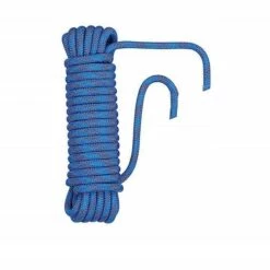 Ensoleillé Corde De Sécurité Corde En Nylon Corde D'escalade Extérieure Corde D'escalade Corde D'escalade Corde De Sauvetage Corde De Descente Corde D'escalade 10 Mm Bleu (10 Mètres + 2 Mousqueton Lo
