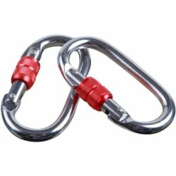 LITZEE Nouveau 2pcs Twist Coffre-myrtillainer Des Clips, Conserve 1200 Kg, Mousqueton En Aluminium De Verrouillage Automatique, Pour Hamacs, Chaîne Clé, Chiens De Serrure Accessoires