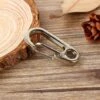 YD Outdoor Camping Hiking Carabiner Hook Stainless Steel Keychain Buckle Release Keyring -Equipement antichute Soldes 60495882 1