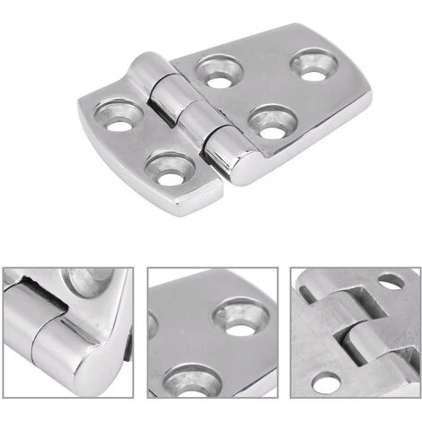 Remplacement De Charnière De Porte Affleurante De Trappe D'acier Inoxydable De Porte De Cabine Pour Le Bateau Marin 57 * 38mm 5 Remplacement De Charnière De Porte Affleurante De Trappe D'acier Inoxydable De Porte De Cabine Pour Le Bateau Marin 57 * 38mm – Image 3