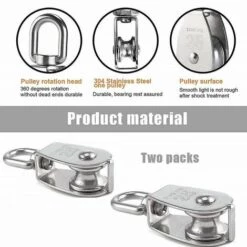 PREMIER Poulie En Acier Inoxydable Accessoires De Quincaillerie Marine -Equipement antichute Soldes 60544373 3