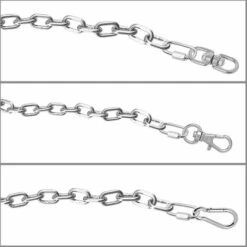 OUSUDELA 12PCS Connecteurs Rapides En Acier Inoxydable à Vis – Clips De Verrouillage Ovales En Forme De D Très Résistants Pour Extérieur/intérieur, Camping Et Randonnée -Equipement antichute Soldes 60572721 4