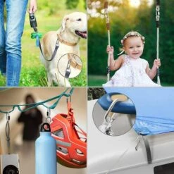 OUSUDELA 12PCS Connecteurs Rapides En Acier Inoxydable à Vis – Clips De Verrouillage Ovales En Forme De D Très Résistants Pour Extérieur/intérieur, Camping Et Randonnée -Equipement antichute Soldes 60572721 5