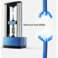 FR-LIFE BR-Vie Corde Escalade 8mm 10M Avec 2 Mousqueton Escalade Corde Alpinisme Corde De Sauvetage Incendie Évacuation Griffe Elagage Camping Pêche Aimant Extérieure - Bleu -Equipement antichute Soldes 60609657 3