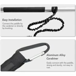LTS FAFA Kayak Paddle Leash Longe De Sécurité Anti-perte Outil De Sécurité En Corde Enroulée Extensible - 1pc -Equipement antichute Soldes 60855529 4