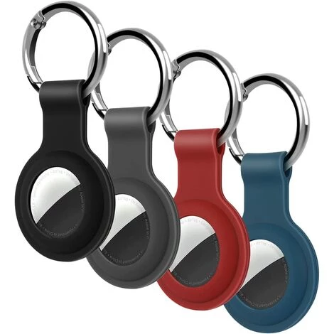 ROSIER Étui Protection Compatible Avec Airtag, Airtag Housse Coque Keyring Tracker Pour Votre Clé De Voiture, Votre Sac, Chien Laisse Et Plus Encore, Black Dark Grey Burgundy Midnight Blue——VEBTles 3 ROSIER Étui Protection Compatible Avec Airtag, Airtag Housse Coque Keyring Tracker Pour Votre Clé De Voiture, Votre Sac, Chien Laisse Et Plus Encore, Black Dark Grey Burgundy Midnight Blue——VEBTles