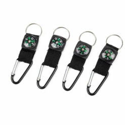 QERSTA Porte-clé Boussole Sport De Plein Air, Camping, Alpinisme, Randonnée 4pcs