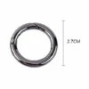YD 5 Pièces En Alliage De Zinc Rond Mousqueton Printemps Snap Clips Crochet Porte-clés Porte-clés Boucle -Equipement antichute Soldes 61209915 1