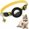 DECKON Collier Pour Chat Airtag, Collier Réfléchissant Pour Chat Airtag Avec Cloche Et Support étanche En Silicone Airtag Yellow-Black 2 DECKON Collier Pour Chat Airtag, Collier Réfléchissant Pour Chat Airtag Avec Cloche Et Support étanche En Silicone Airtag Yellow-Black -Equipement antichute Soldes 61256135 1