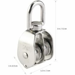 EINEMGELD Lot De 2 Blocs à Roulettes Sheave Pivotants En Acier Inoxydable 304 9 EINEMGELD Lot De 2 Blocs à Roulettes Sheave Pivotants En Acier Inoxydable 304 -Equipement antichute Soldes 62318007 4