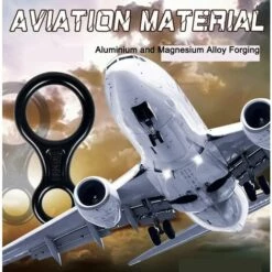 HEGUYEY Dispositif De Descente à Oreille Recourbée 35kN Descendeur Figure 8 Aluminium Materiel Pour Les Loisirs De Plein Air Appliquer Cordes -Equipement antichute Soldes 62769045 5