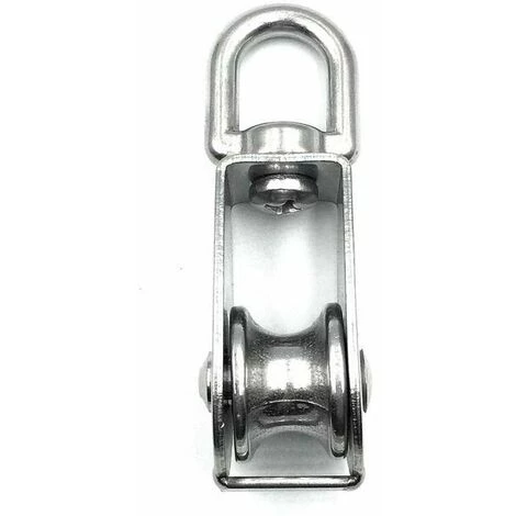 CLEGGFR 4 Pièces 20 Mm Poulie Simple Poulie En Acier Inox Poulie De Levage Capacité De La Poulie Argent,LO-Ron 5 CLEGGFR 4 Pièces 20 Mm Poulie Simple Poulie En Acier Inox Poulie De Levage Capacité De La Poulie Argent,LO-Ron – Image 3
