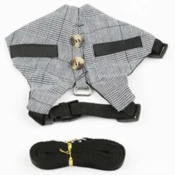 HEGUYEY Harnais Rongeur Avec Bouton Réglable Leash Style Costume Formel Pour Chaton Lapin Petit Animal Marche