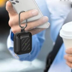 PERLE RARE Oque Robuste Pour AirPods Coque De Protection AirPods [Série Unicorn Beetle Pro] Étui Protecteur AirPods Avec Porte-clés Compatible Avec AirPods 3 (Noir) -Equipement antichute Soldes 63731070 4