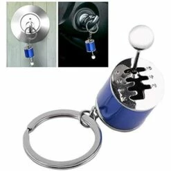 PERLE RARE Porte-clés De Voiture En Alliage Métallique De Forme Allongée (bleu) -Equipement antichute Soldes 63731917 3