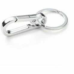 PERLE RARE Mousqueton Détachable Pivotant 10 Pièce Mousqueton Métallique Avec Porte-Clés Anneau Boucle Porte-clés Pour La Clé De Voiture Pour Hommes Et Femmes (Argent) -Equipement antichute Soldes 63732025 3