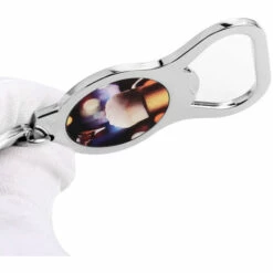 LIFCAUSAL Photo Personnalisée Porte-clés Personnalisé Couleur Photo Gravure Information Alliage Pendentif Porte-clés Et Ouvre-bouteille Dans Un 20pcs YSK19051 -Equipement antichute Soldes 63745748 3