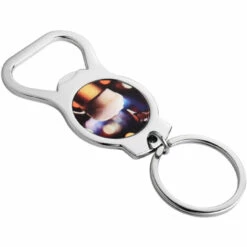 LIFCAUSAL Photo Personnalisée Porte-clés Personnalisé Couleur Photo Gravure Information Alliage Pendentif Porte-clés Et Ouvre-bouteille Dans Un 20pcs YSK19051 -Equipement antichute Soldes 63745748 5