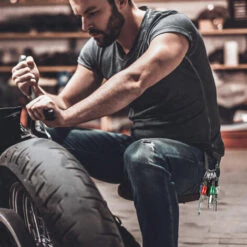 LIFCAUSAL 1/4 Pouces Tige Hexagonale En Alliage D'aluminium Tournevis Porte-embouts Barre D'extension Perceuse Vis Adaptateur Changement Porte-clés Portable (48PC Couleur Avec Mousqueton Noir) -Equipement antichute Soldes 63745780 2