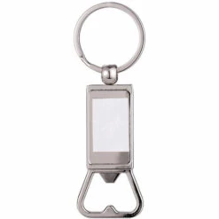 LIFCAUSAL Photo Personnalisée Porte-clés Personnalisé Couleur Photo Gravure Information Alliage Pendentif Porte-clés Et Ouvre-bouteille Dans Un 10pcs YSK011