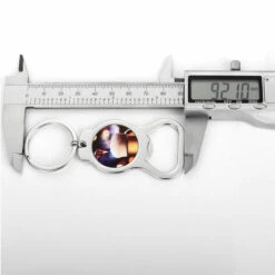 LIFCAUSAL Photo Personnalisée Porte-clés Personnalisé Couleur Photo Gravure Information Alliage Pendentif Porte-clés Et Ouvre-bouteille Dans Un 10pcs YSK19051 -Equipement antichute Soldes 63745995 2