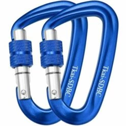 Mousquetons à En Aluminium,Pour Le Camping, La Pêche, L'alpinisme FUIENKO