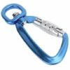 Clip De Mousqueton Clip Auto Locking 360 Crochet Rotatif Accessoire(Bleu) FUIENKO