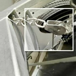 CLEGGFR 2 Pièces Seul Poulies Bloc Rouleau, M32 Poulie Simple En Acier Inoxydable, Poulie Pivotante Pour Corde à Linge, Etendoir, Tendeur, Poids Et Barre De Musculation, Crochet Cord -Equipement antichute Soldes 63822664 3