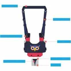 PERLE RARE Bébé Marche Harnais Poignée Réglable Enfant En Bas âge Marche Assistant Enfant Debout Et Marche Aide à L'apprentissage Infantile Marche Ceinture Rênes Enfants Harnais De Sécurité (Bleu) -Equipement antichute Soldes 63826352 3